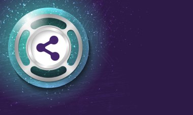 Çizikler ve kabarcık payı ile vektör arka plan 