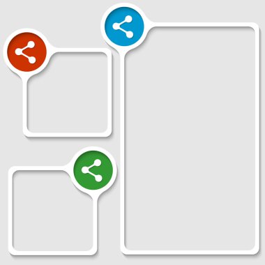 Pay kutsal kişilerin resmi ile herhangi bir metin için üç çerçeve kümesi