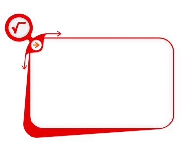 Metin ve sayı tabanı simgenizi doldurmak için vektör kutusu