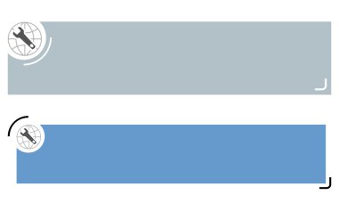 Metin ve anahtar için basit Banner