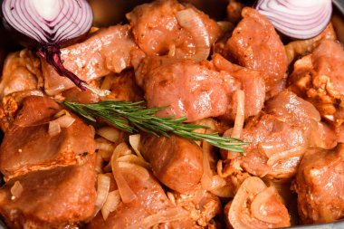 pickled pieces of meat