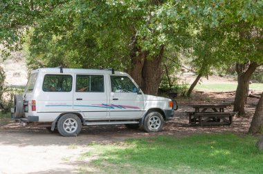 Weltevrede piknik alanı içinde dağ Zebra Milli Parkı 