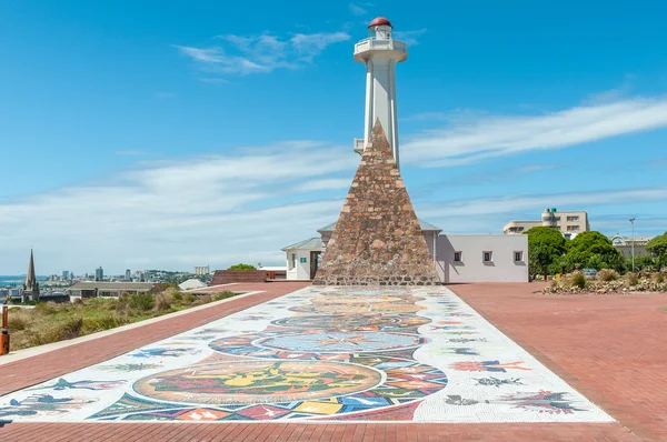 Mosaic art at Donkin Reserve along Route 67 — Stock Photo, Image