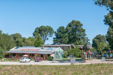 Fırtına Nehri şehirdeki sokak sahne