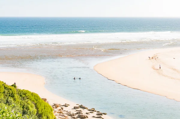 Mouth of the  Swartvlei — Stock Photo, Image