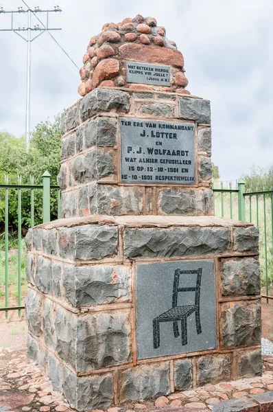 Monumento a la silla en Middelburg — Foto de Stock