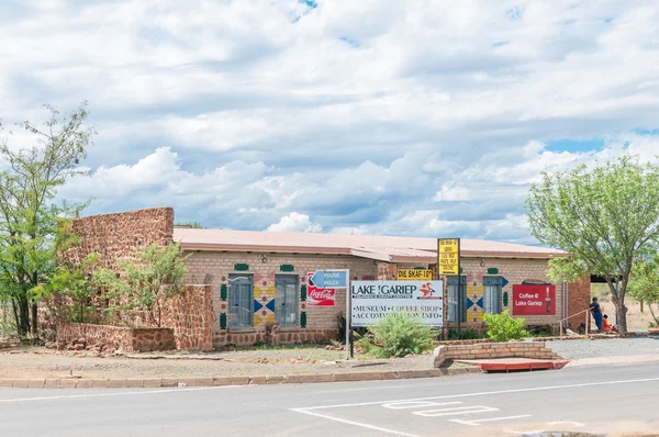 Gariepdam kasabasında müze, kahve dükkanı ve bilgi merkezi