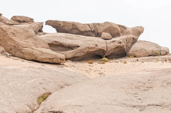 Formações Rochosas Vogelfederberg Perto Walvis Bay Namíbia — Fotografia de Stock