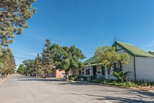 Hanover Südafrika April 2021 Straßenszene Mit Gästehaus Hannover Der Nordkap — Stockfoto