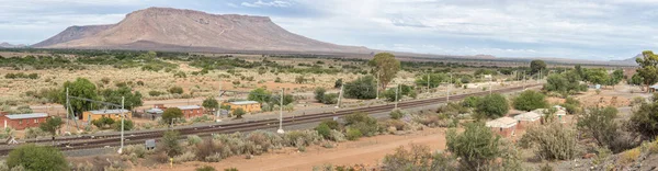 Nelspoort Sudáfrica Abril 2021 Vista Panorámica Estación Ferroviaria Nelspoort Cabo — Foto de Stock