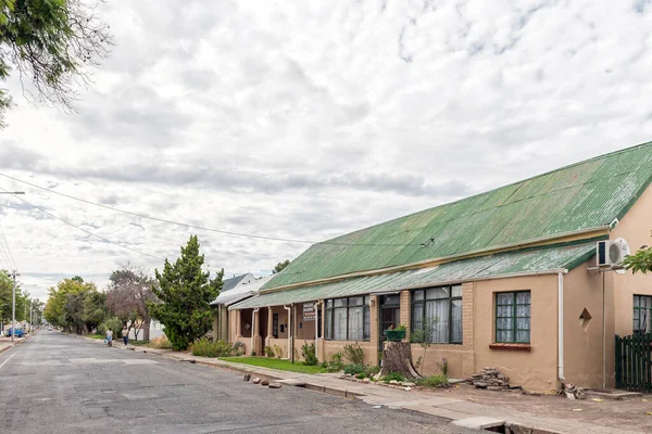 Beaufort West Sudáfrica Abril 2021 Una Escena Callejera Con Casa — Foto de Stock