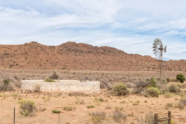 Molino Viento Presa Junto Carretera Entre Richmond Tres Hermanas Cabo — Foto de Stock