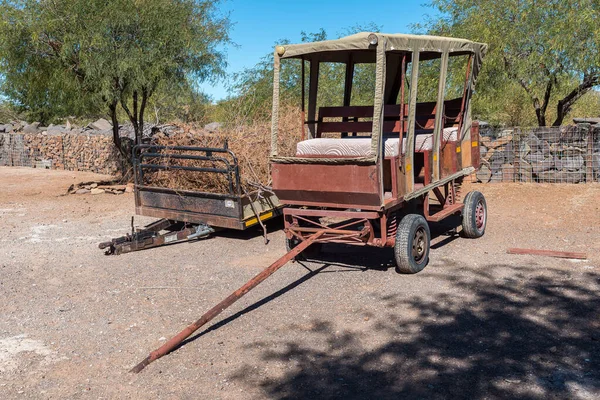 Beaufort West South Africa April 2021 Two Trailers Steenbokkie Nature — 图库照片