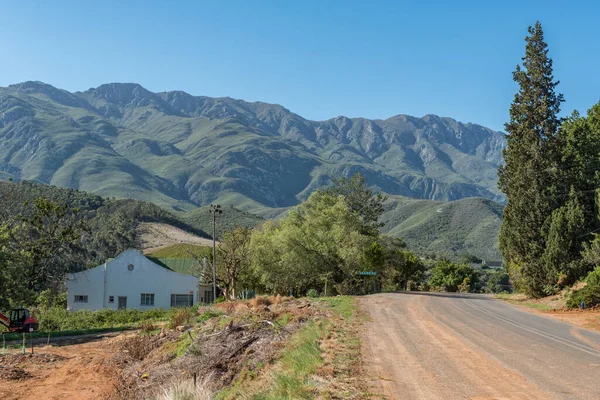 Robertson Sudáfrica Abril 2021 Paisaje Carretera Hoop Cerca Robertson Provincia — Foto de Stock