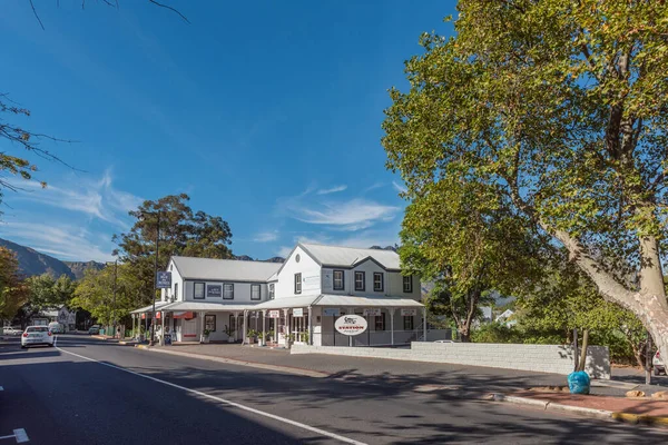 Franschhoek South Africa April 2021 Historic Franchhoek Railway Station Now — Zdjęcie stockowe