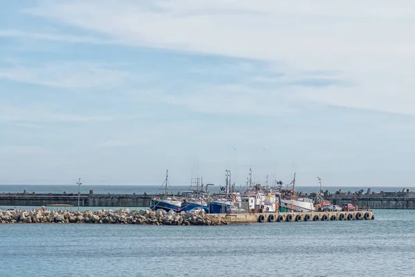 Gansbaai Zuid Afrika April 2021 Zicht Haven Gansbaai Provincie West — Stockfoto