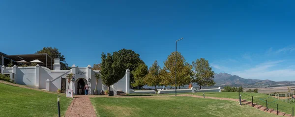 Paarl Sudáfrica Abril 2021 Panorama Entrada Ruta Las Especias Cerca — Foto de Stock