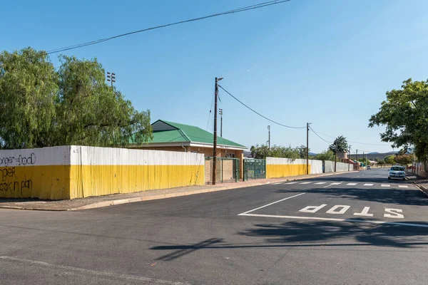 Touws River Sudáfrica Abril 2021 Una Escena Callejera Con Baños — Foto de Stock