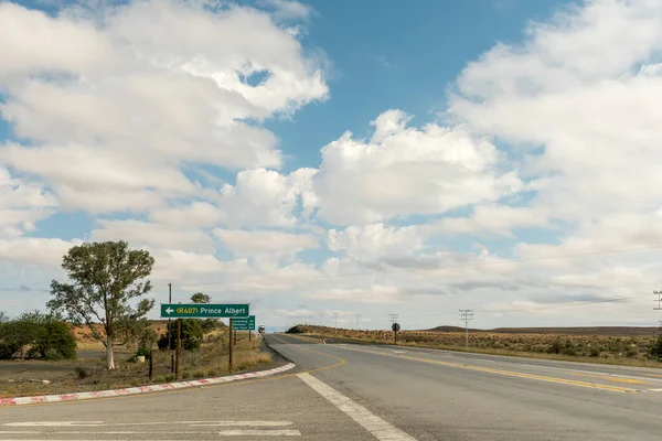 Turn Road Prince Albert Western Cape Province — Stock Photo, Image