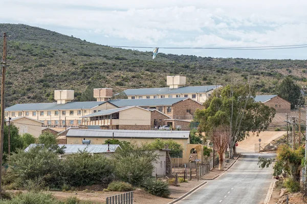 Willowmore Νοτια Αφρικη Απριλιου 2021 Σκηνή Δρόμου Σχολείο Στο Willowmore — Φωτογραφία Αρχείου