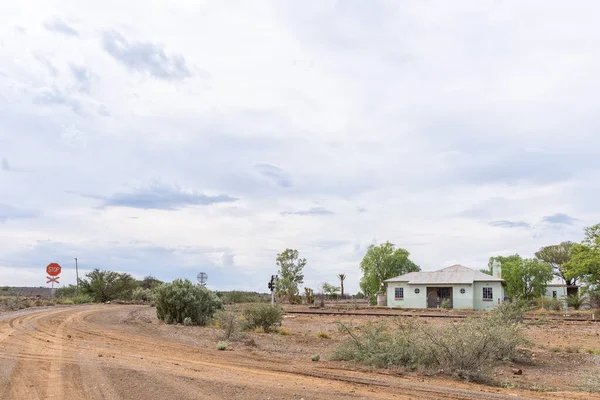 Monte Stewart Sudáfrica Abril 2021 Una Vieja Casa Cruce Ferroviario — Foto de Stock