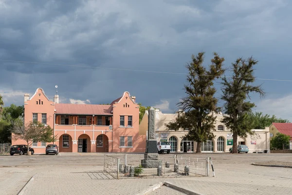 Jansenville Sudáfrica Abril 2021 Una Escena Callejera Con Edificios Monumento — Foto de Stock