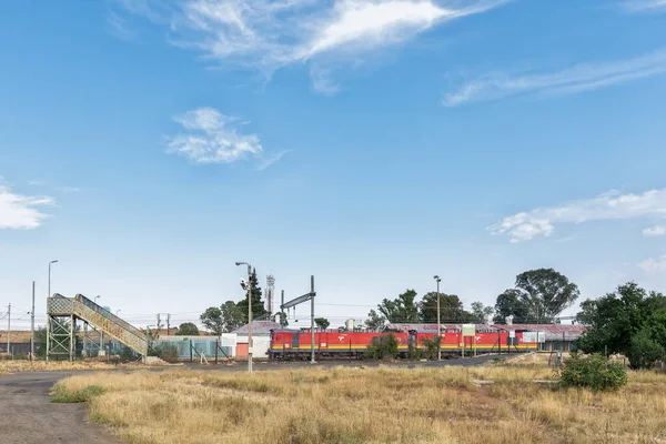 Rosmead Jižní Afrika Dubna 2021 Vypálené Lokomotivy Železniční Stanici Rosmead — Stock fotografie