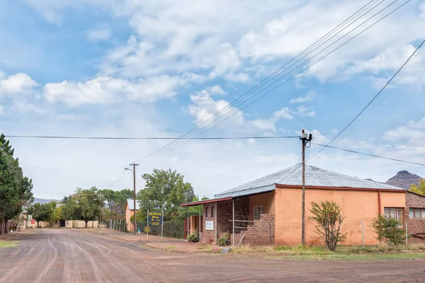 Steynsburg Sudáfrica Abril 2021 Una Escena Callejera Con Edificios Steynsburg — Foto de Stock