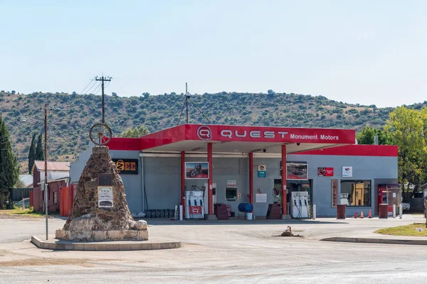 Smithfield South Africa April 2021 Street Scene Gas Station Voortrekker — Stock fotografie