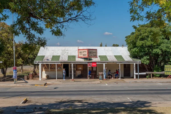 Smithfield Südafrika April 2021 Eine Straßenszene Mit Dem Wilgers Cafe — Stockfoto