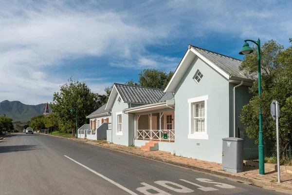 Stanford Sudáfrica Abril 2021 Una Escena Callejera Con Casas Históricas — Foto de Stock