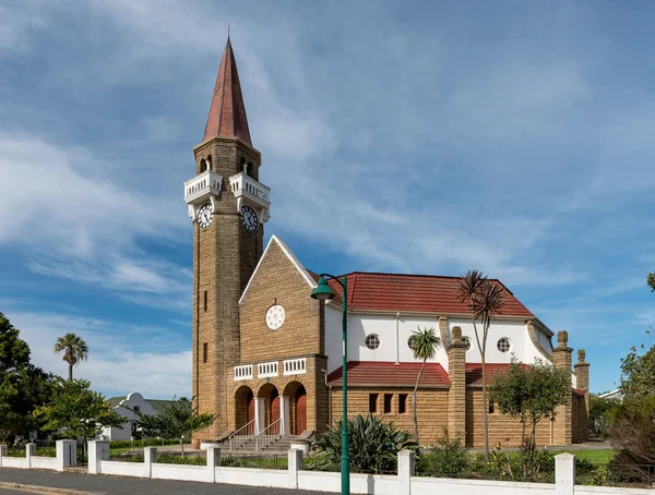 Stanford Sudafrica Aprile 2021 Una Scena Strada Con Chiesa Riformata — Foto Stock