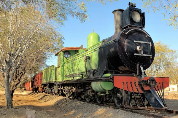 Tarihsel buhar tren motoru — Stok fotoğraf