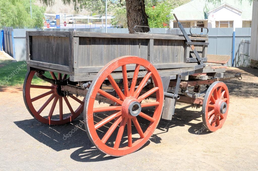 Carreta tirada por caballos o bueyes: fotografía de stock © dpreezg