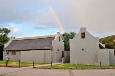 Kamp yeri Karoo Milli Parkı'nda tesislerinde abdest