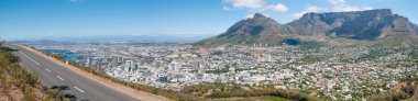Table Mountain ve Cape Town, Sou şehir merkezinde Panoraması