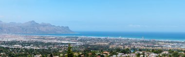 Gordons Bay ve Cape Town yakınındaki Strand Panoraması
