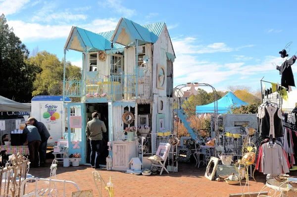 Scenen på en konstfestival kallas "Vryfees" — Stockfoto