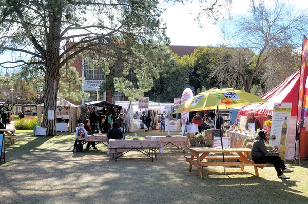 Scene at an art festival called "Vryfees" — Stock Photo, Image