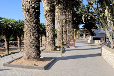 Kaldırım sahne Swakopmund, Namibia
