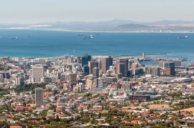 Cape Town Limanı ve merkezi iş bölgesine