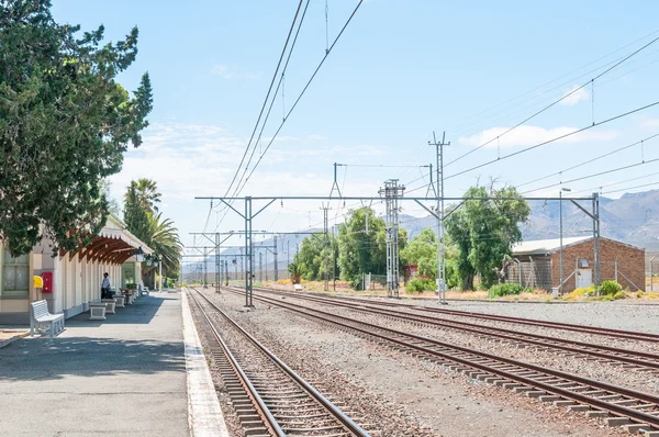 歴史的な Matjiesfontein 駅 — ストック写真