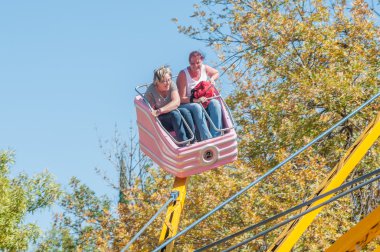 Lunaparkta yıllık Bloem gösterisi zevk ziyaretçi