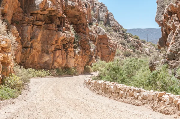 Formaciones geológicas en Swartberg — Foto de Stock