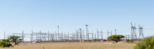 Panorama delle infrastrutture elettriche — Foto Stock