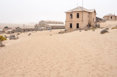 Buildings at the ghost town of Kolmanskop