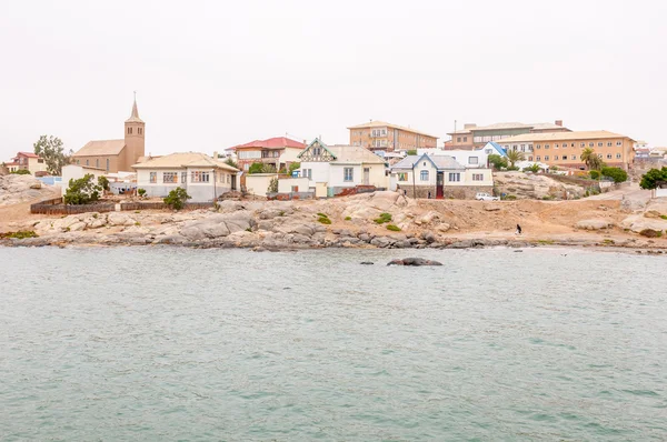 Utsikt över Lüderitz på en dyster dag — Stockfoto