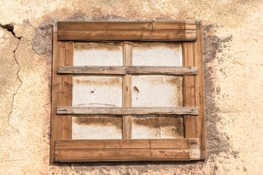 Window of decaying building