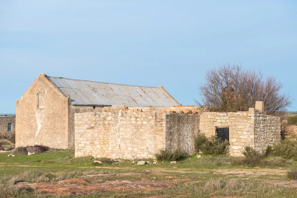 Ruinas al atardecer en la granja Groenrivier en Nieuwoudtville — Foto de Stock