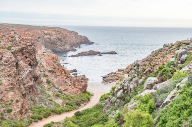Sheltered boat launch site at Strandfontein